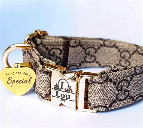 gucci dog collars replica|designer collars for small dogs.